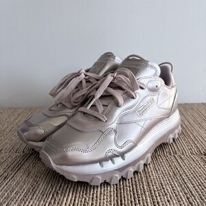 Reebok Women's Rose Gold Metallic Sneakers